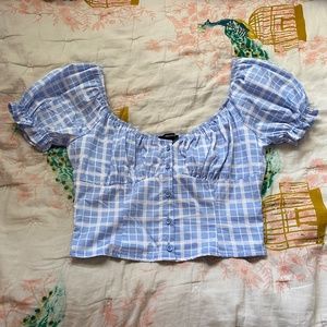 Periwinkle Crop Top